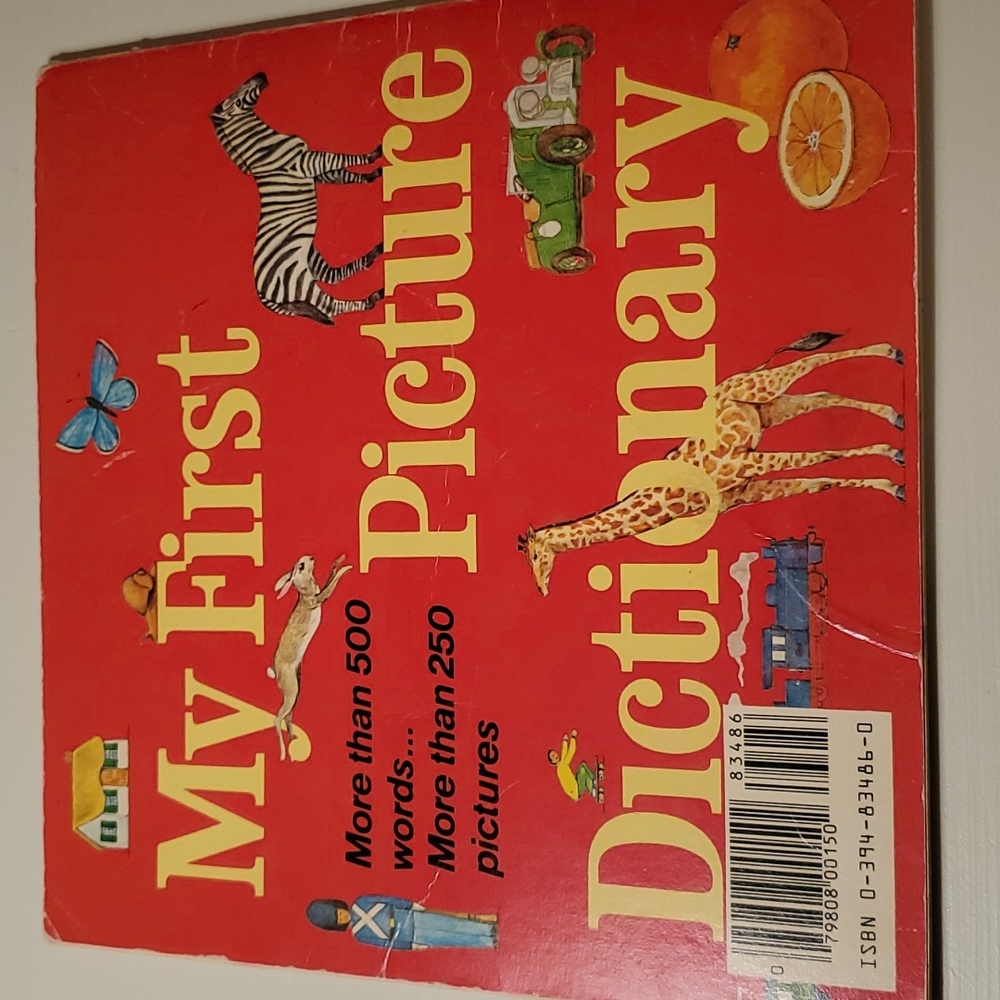 Vintage 1978, My First Picture Dictionary (Please Read To Me Book) Paperback